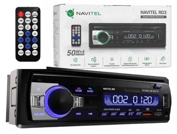 Navitel RD3 Radio samochodowe MP3 Bluetooth pilot