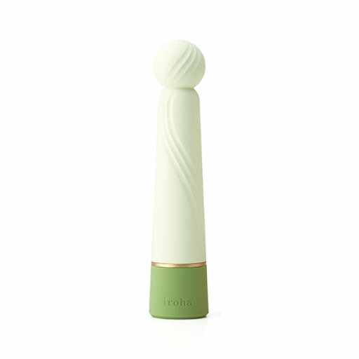 Mięciutki masażer wibrator - Iroha by Tenga Rin Plus Vibrator   Hisui Zielony