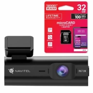 Zestaw Wideorejestrator kamera samochodowa Navitel R67 2K + karta microSD 32 GB