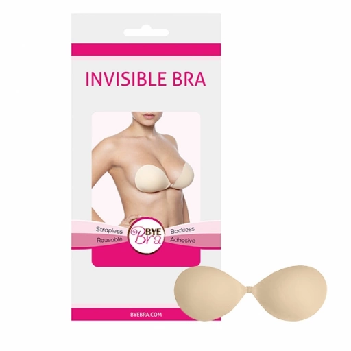 Niewidzialny biustonosz - Bye Bra Invisible Bra  Cielisty, miseczka A