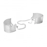 Piękne kajdanki - Bijoux Indiscrets Désir Métallique Cuffs Srebrny