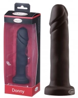 Malesation Donny Dildo Black - Dildo klasyczne, Czarny ⚫ DARMOWA DOSTAWA od 299zł ⚫ DYSKRETNA PRZESYŁKA 24H Z POLSKI ⚫