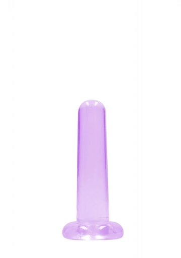 Małe Dildo z Przyssawką Crystal Clear Realrock 13,5 cm Fioletowy | 100% ORYGINAŁ| DYSKRETNA PRZESYŁKA