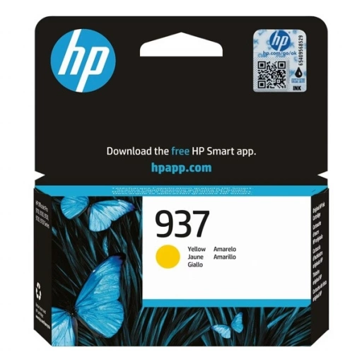 HP oryginalny ink / tusz 4S6W4NECE1, HP 937, yellow, 800s, HP HP OfficeJet Pro 9110b, 9120b, 9130b