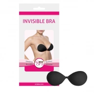 Niewidzialny biustonosz - Bye Bra Invisible Bra  Czarny, miseczka D