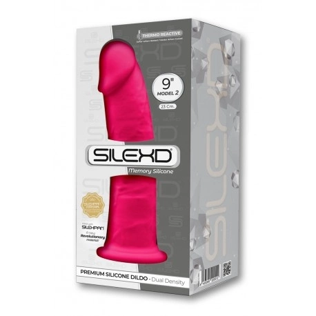 Cnex SD Model 2 - 9' Pink Thermo - Dildo klasyczne termoaktywne, różowe ⚫ DARMOWA DOSTAWA od 299zł ⚫ DYSKRETNA PRZESYŁKA 24H Z POLSKI ⚫