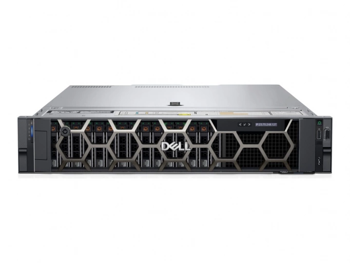 DELL PE R550 8x3.5 HP Xeon Silver 4310 32GB 1x480GB SSD SATA Rails Bezel PERC H755 iDRAC9 Ent 15G 2x 1100W