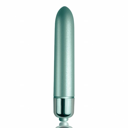 Precyzyjny wibrator podręczny bullet - Rocks-Off Touch of Velvet Vibrator   Zielony