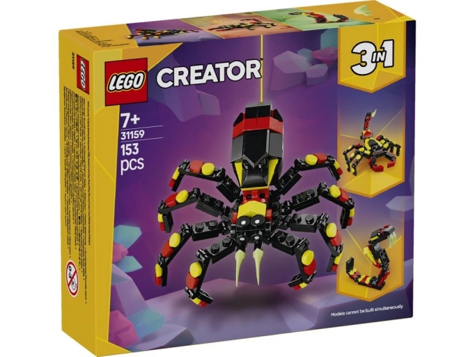 LEGO 31159 Creator Dzikie zwierzę: niezwykły pająk