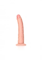 Smukłe Dildo Realistyczne na Przyssawce Realrock 20,5 cm Cielisty | 100% ORYGINAŁ| DYSKRETNA PRZESYŁKA