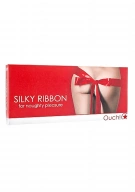 Ouch! Silky Ribbon Red - Jedwabna szarfa ⚫ DARMOWA DOSTAWA od 299zł ⚫ DYSKRETNA PRZESYŁKA 24H Z POLSKI ⚫