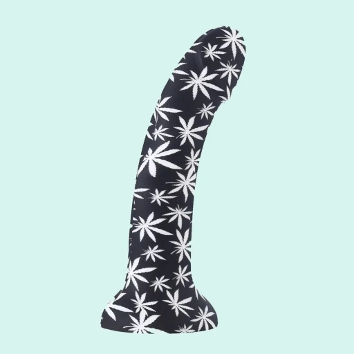 Dildo świecące w ciemności Wet for Her Highher Cannabis Glow