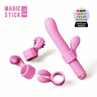 OTOUCH Magic Stick S1 - Wibrator króliczek, z wymiennymi końcówkami ⚫ DARMOWA DOSTAWA od 299zł ⚫ DYSKRETNA PRZESYŁKA 24H Z POLSKI ⚫