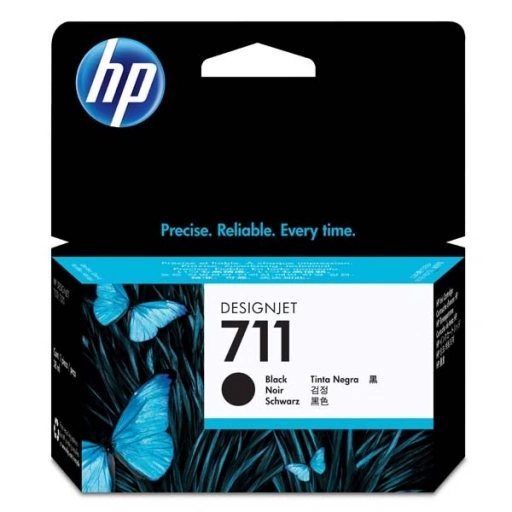 HP oryginalny ink CZ129A, No.711, black, 38ml, HP DesignJet T120, T520