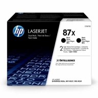 HP oryginalny toner CF287XD, black, 2*18000s, 87X 2, HP LaserJet Enterprise M506dh,M506dn,M506n,M506x,MFP, Dual pack 2*2,7 kg