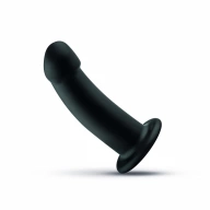 No-Parts Charlie Dildo 14.5 Cm - Black - Dildo Strap-on ⚫ DARMOWA DOSTAWA od 299zł ⚫ DYSKRETNA PRZESYŁKA 24H Z POLSKI ⚫