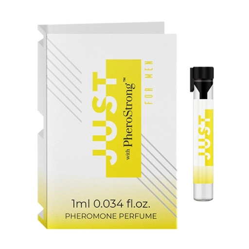 Medica group Just with PheroStrong For Men 1 ml- Perfumy z feromonami męskie ⚫ DARMOWA DOSTAWA od 299zł ⚫ DYSKRETNA PRZESYŁKA 24H Z POLSKI ⚫