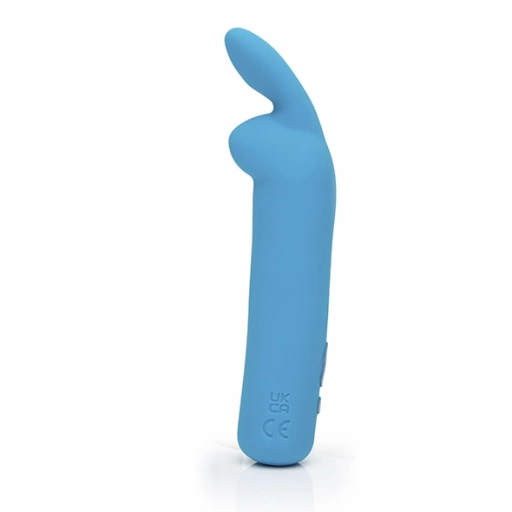 Mini wibrator i masażer łechtaczki - Happy Rabbit Rechargeable Vibrating Bullet Niebieski