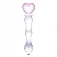 Szklane dildo z sercem Glas Sweetheart