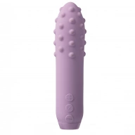 Je Joue - Mini Wibrator Pocisk Z Prążkami Duet Lilac Bullet