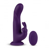 Wibrator króliczek z rotacją i przyssawką - FeelzToys Whirl-Pulse Rotating Rabbit Vibrator & Remote Control   Fioletowy