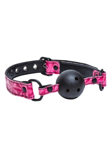 NS Novelties Ball Gag Pink - Knebel z kulką ⚫ DARMOWA DOSTAWA od 299zł ⚫ DYSKRETNA PRZESYŁKA 24H Z POLSKI ⚫