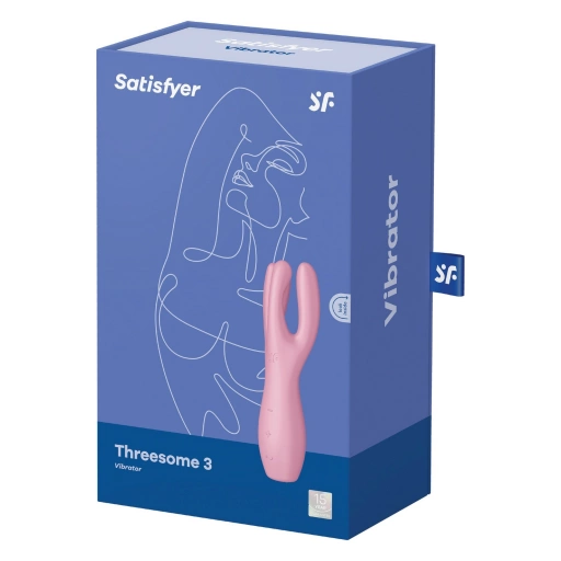 Satisfyer Threesome 3 (Pink) - Wibrator z trzema elastycznymi ramionami Różowy ⚫ DARMOWA DOSTAWA od 299zł ⚫ DYSKRETNA PRZESYŁKA 24H Z POLSKI ⚫