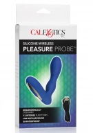 CalExotics Wireless Pleasure Probe Blue - Wibrujący korek analny NIebieski ⚫ DARMOWA DOSTAWA od 299zł ⚫ DYSKRETNA PRZESYŁKA 24H Z POLSKI ⚫