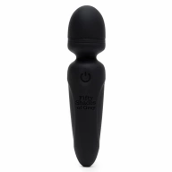 Fifty Shades of Grey Fifty Shades of Grey Sensation Mini Wand Vibrator- Wibrator wand, Czarny