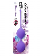 Boss Series Silicone Kegel Balls 90G Purple - Kulki gejszy, fioletowe ⚫ DARMOWA DOSTAWA od 299zł ⚫ DYSKRETNA PRZESYŁKA 24H Z POLSKI ⚫