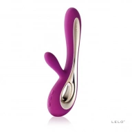 Wibrator ze stymulatorem łechtaczki - Lelo Soraya Vibrator czerwony