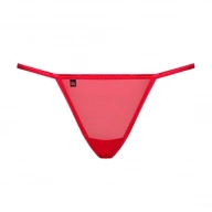 Stringi z kokardą - Obsessive Giftella Thong Red L/XL    