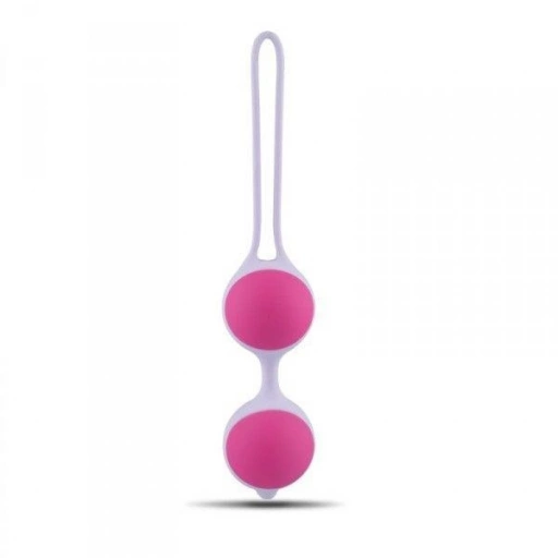 Kulki-Palline Vaginali Bi-Balls Double White