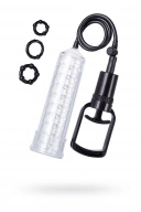 A-TOYS, Penis Pump, PVC, Transparent, 23.5 cm