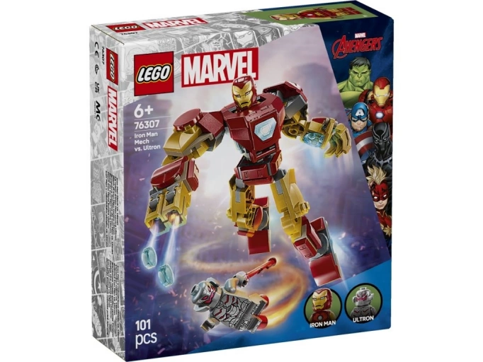 LEGO 76307 Super Heroes Mech Iron Mana kontra Ultron