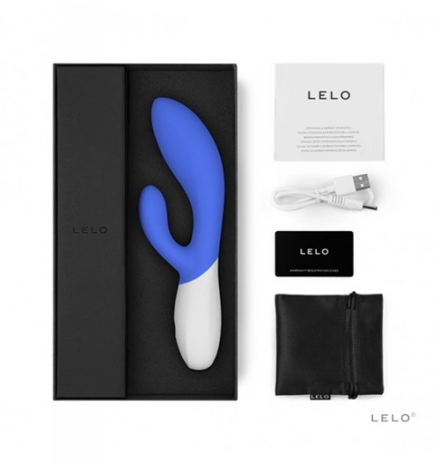 Lelo Ina Wave 2 California Sky - wibrator króliczek, niebieski ⚫ DARMOWA DOSTAWA od 299zł ⚫ DYSKRETNA PRZESYŁKA 24H Z POLSKI ⚫