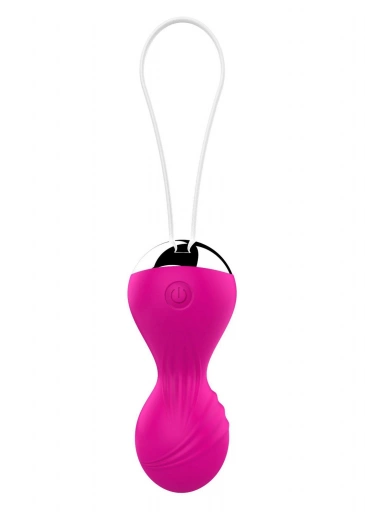 Boss Series Magic Vibrating Silicone Kegel Balls UF Remote - Kulki gejszy z wibracjami na pilota