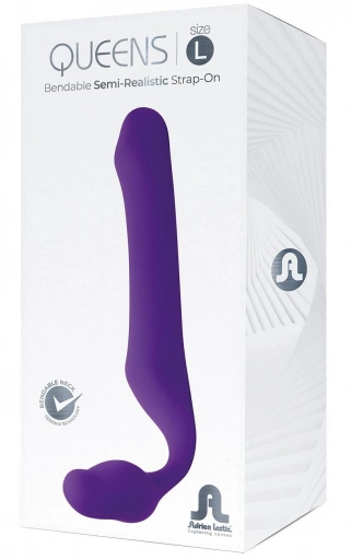 Adrien Lastic Strap On Queens L Purple (Strapless) - Dildo Strap On ⚫ DARMOWA DOSTAWA od 299zł ⚫ DYSKRETNA PRZESYŁKA 24H Z POLSKI ⚫