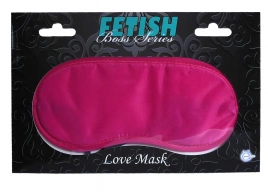 Boss Series Love Mask Pink - Opaska na oczy, różowa ⚫ DARMOWA DOSTAWA od 299zł ⚫ DYSKRETNA PRZESYŁKA 24H Z POLSKI ⚫