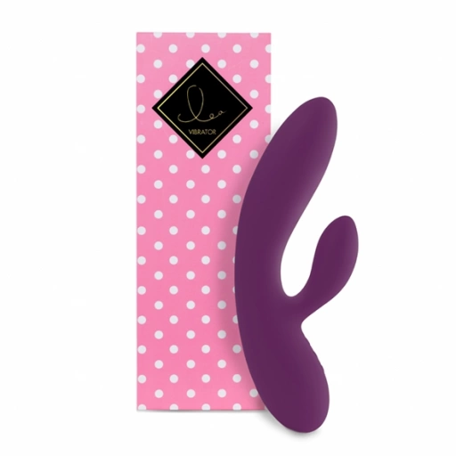 Wibrator ze stymulatorem - FeelzToys Lea Vibrator  Fioletowy