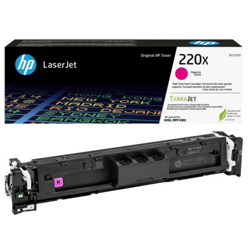 HP oryginalny toner W2203X, HP 220X, magenta, 5500s, high capacity