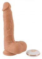 You2Toys Natural Thrusting Vibe - Dildo z pulsacją i pilotem na przyssawce ⚫ DARMOWA DOSTAWA od 299zł ⚫ DYSKRETNA PRZESYŁKA 24H Z POLSKI ⚫