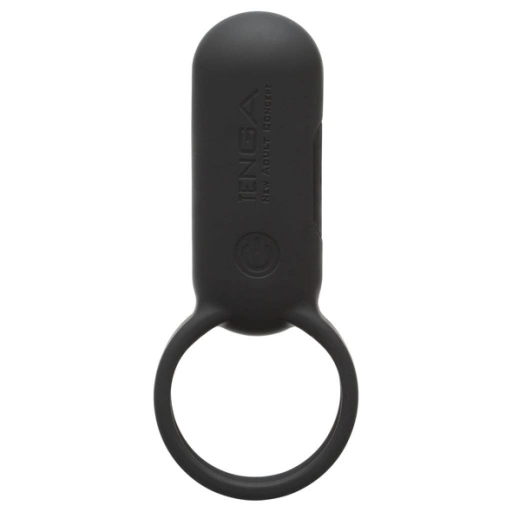 Tenga Smart Vibe Ring Black - Wibrujący pierścień erekcyjny ⚫ DARMOWA DOSTAWA od 299zł ⚫ DYSKRETNA PRZESYŁKA 24H Z POLSKI ⚫