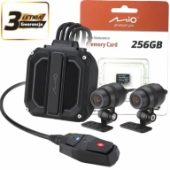 Zestaw Kamera motocyklowa Dual MIO MiVue M820WD + karta pamięci MIO 256 GB