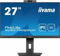 IIYAMA Monitor 27 cali XUB2790QSUH-B1 IPS,QHD,CAM,MIC,HDMI,DP,3xUSB(3.2),  100Hz,ADAPTIVE SYNC,FlickerFree,2x2W,WINDOWS HELLO