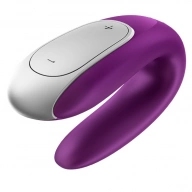 Wibrator dla par - Satisfyer Double Fun   Fioletowy