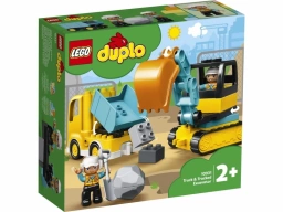 LEGO DUPLO 10931 Ciężarówka i koparka gąsienicowa