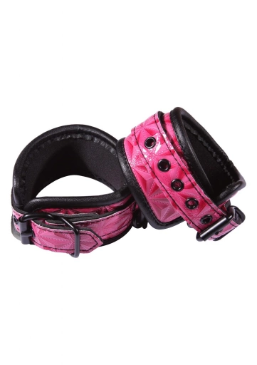 NS Novelties Wrist Cuffs Pink - Kajdanki ⚫ DARMOWA DOSTAWA od 299zł ⚫ DYSKRETNA PRZESYŁKA 24H Z POLSKI ⚫