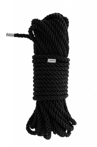 Dream Toys Blaze Deluxe Bondage Rope 10M Black - Lina do krępowania, czarna ⚫ DARMOWA DOSTAWA od 299zł ⚫ DYSKRETNA PRZESYŁKA 24H Z POLSKI ⚫