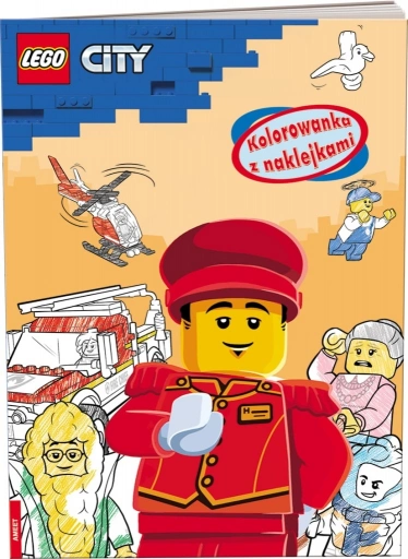 LEGO NA6003 CITY KOLOROWANKA Z NAKLEJKAMI